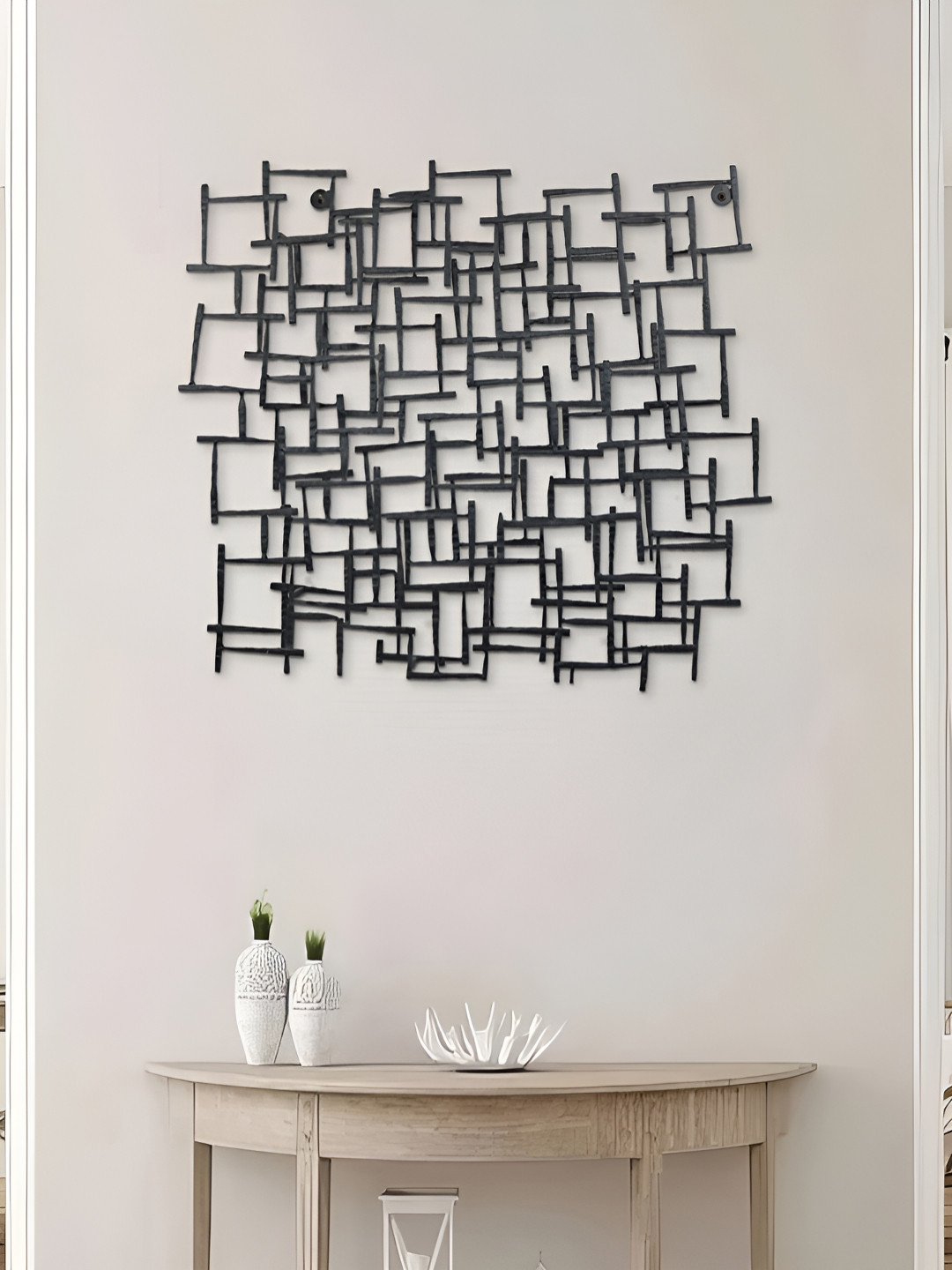 Metalsmith Black Square Wall Hanging