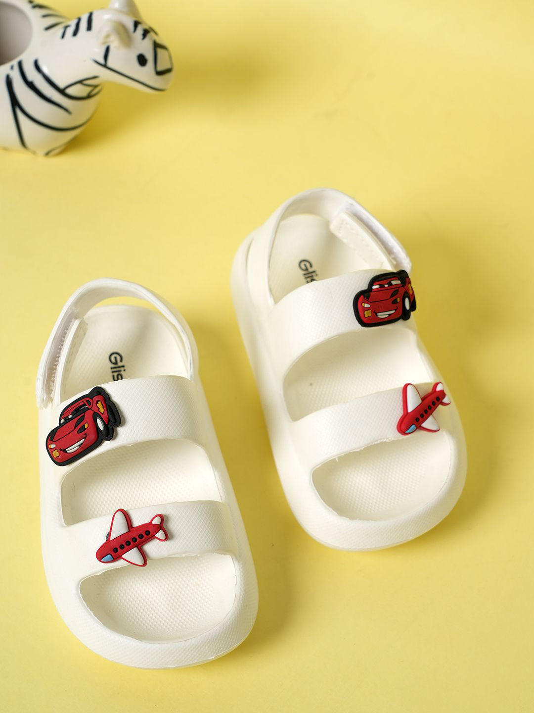 GLISSERS Kids Unisex car and aeroplane EVA Sandals