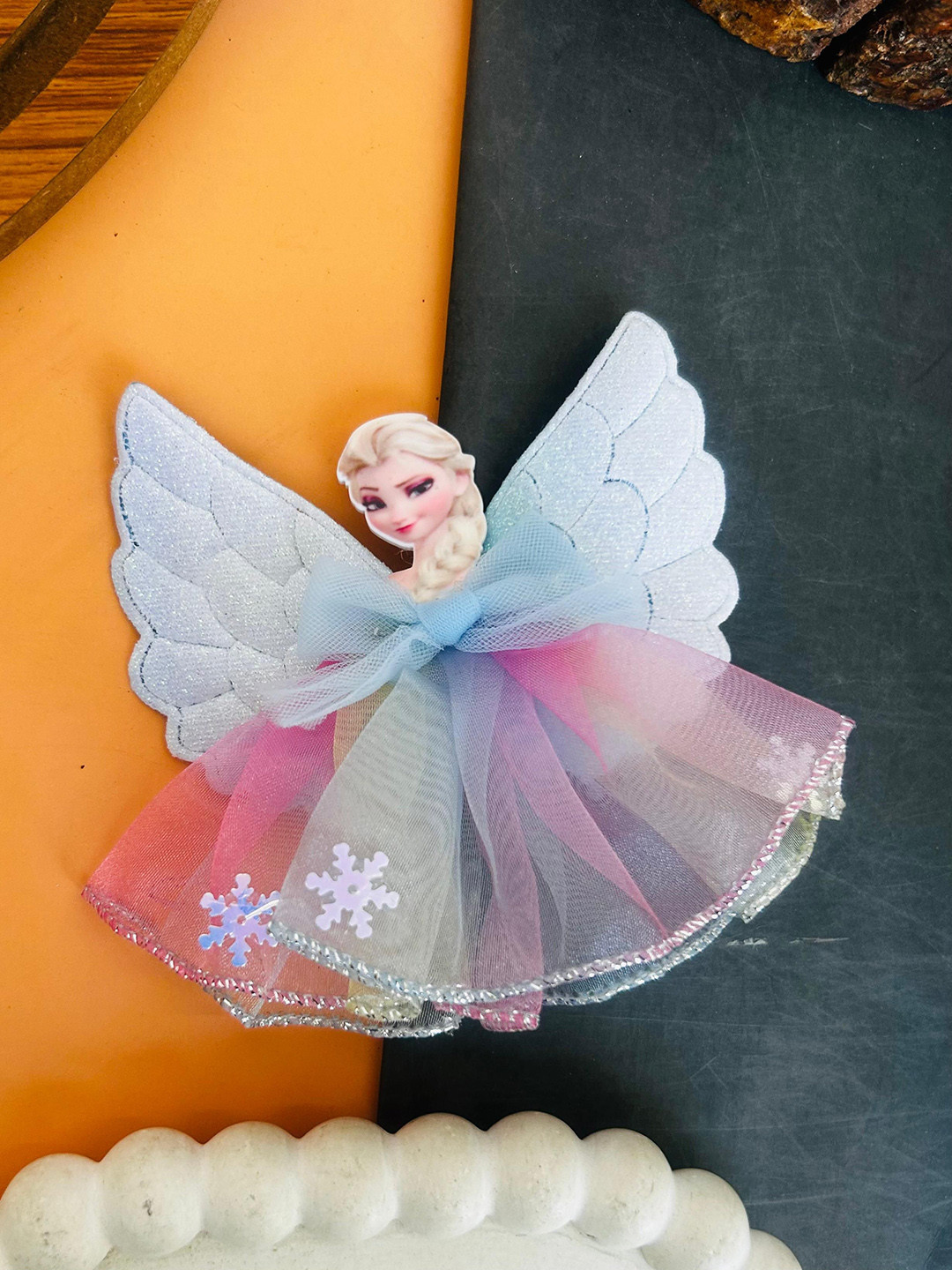 Radhya Accessories Women Frozen Elsa Hair Clip - Blue