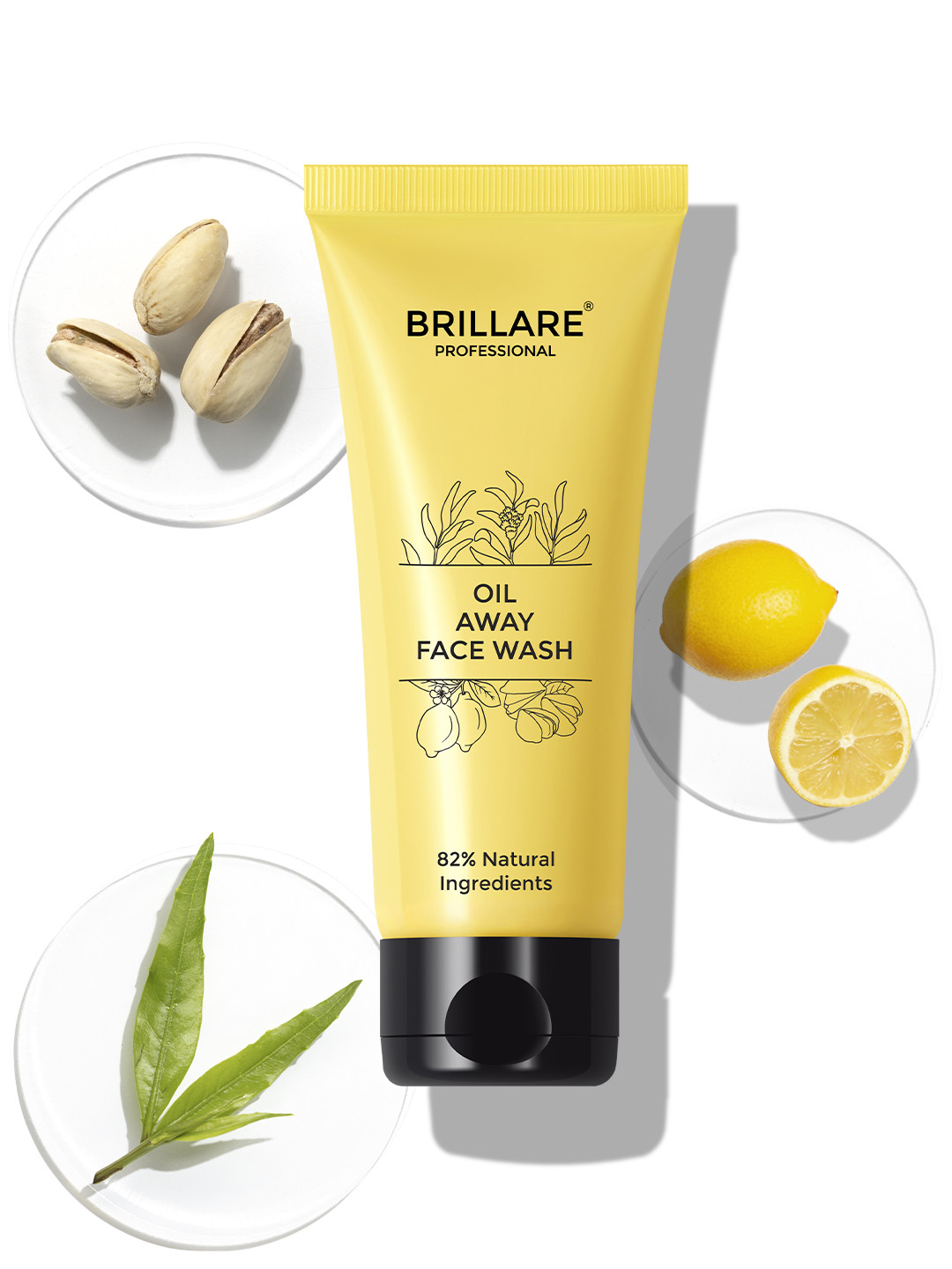 BRILLARE Professional Oil Away Face Wash for Oily Skin & Acne Prone Skin-100ml
