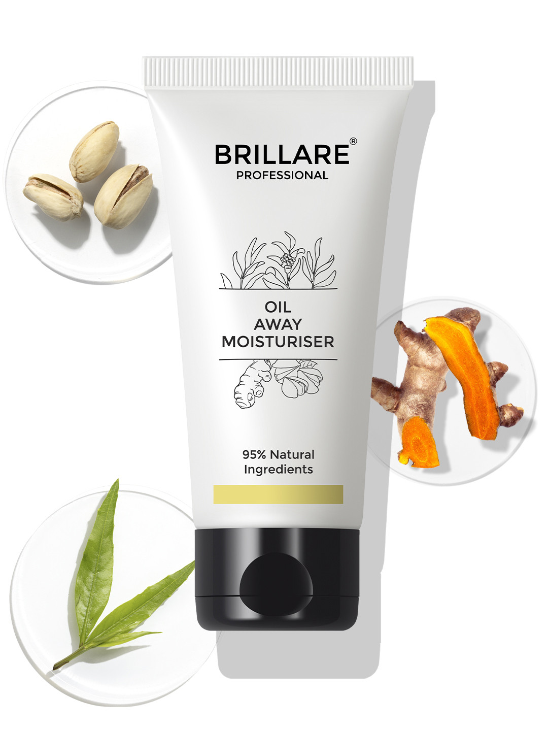 BRILLARE   Oil Away Moisturiser for Oily & Acne Prone Skin - 50 ml