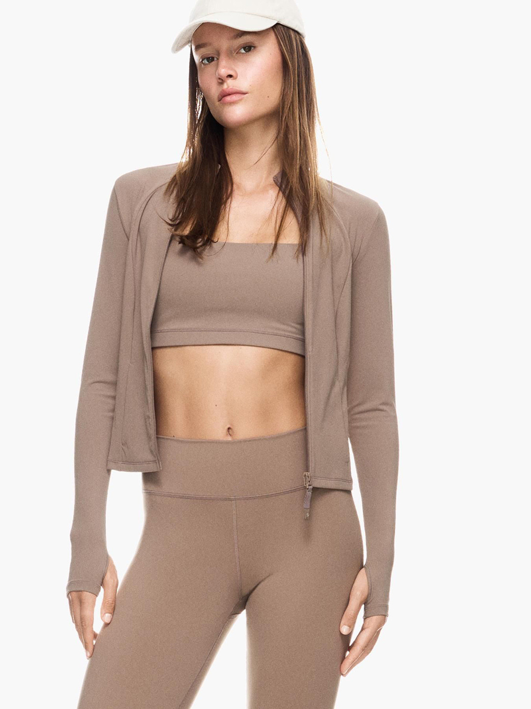 Bershka Quick-dry & Breathable Zip-up Jacket