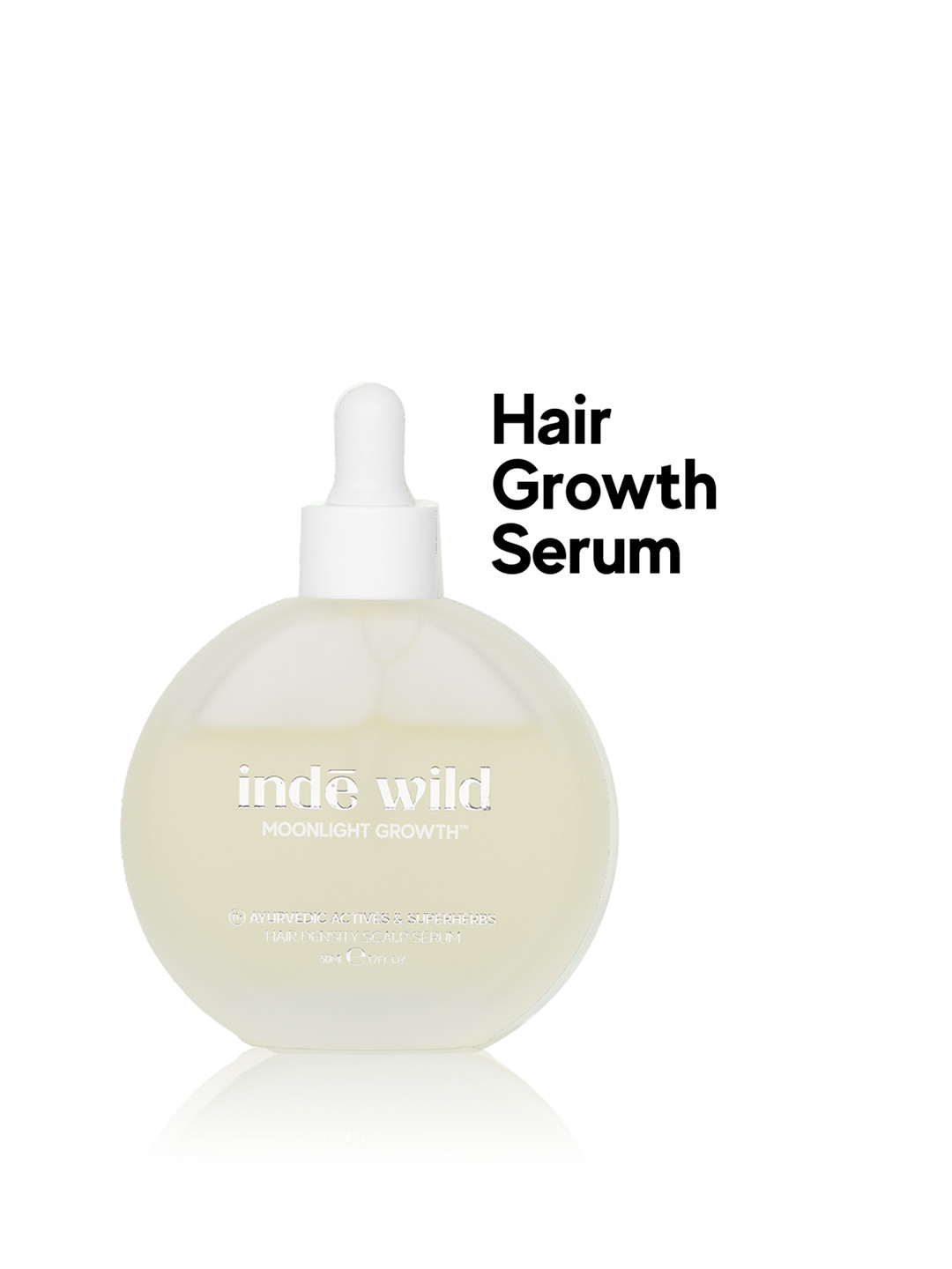 inde wild Moonlight Scalp Serum With Moringa, Bhringraj & Amla - 50ml