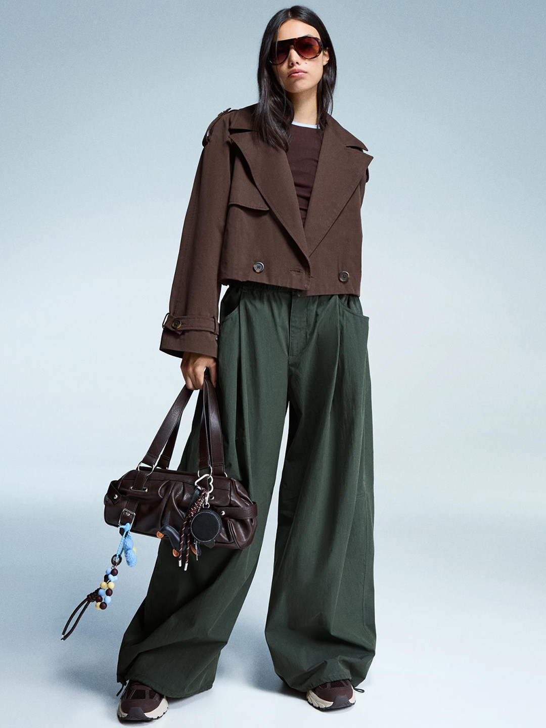 Bershka Short Trench Jacket