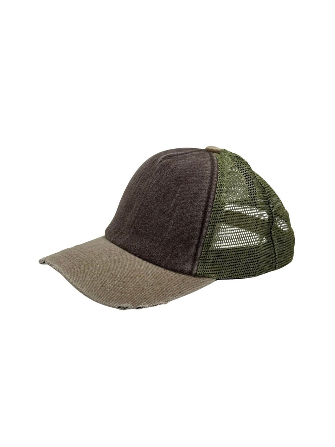 The Tie Hub Men Colourblocked Rugged Snapback Trucker Cap