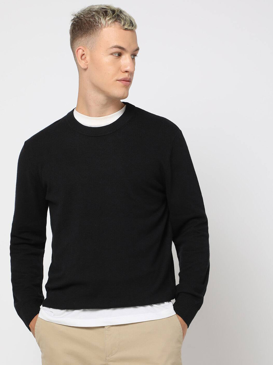 GAP Crew Neck Ribbed Pullover Sweater