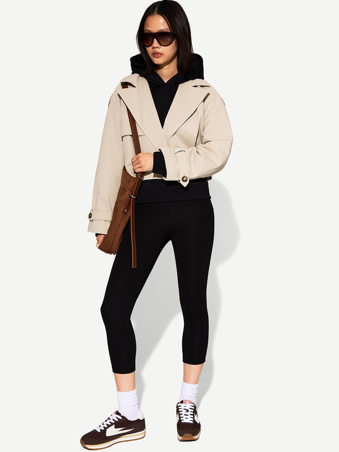 Bershka Short Trench Jacket