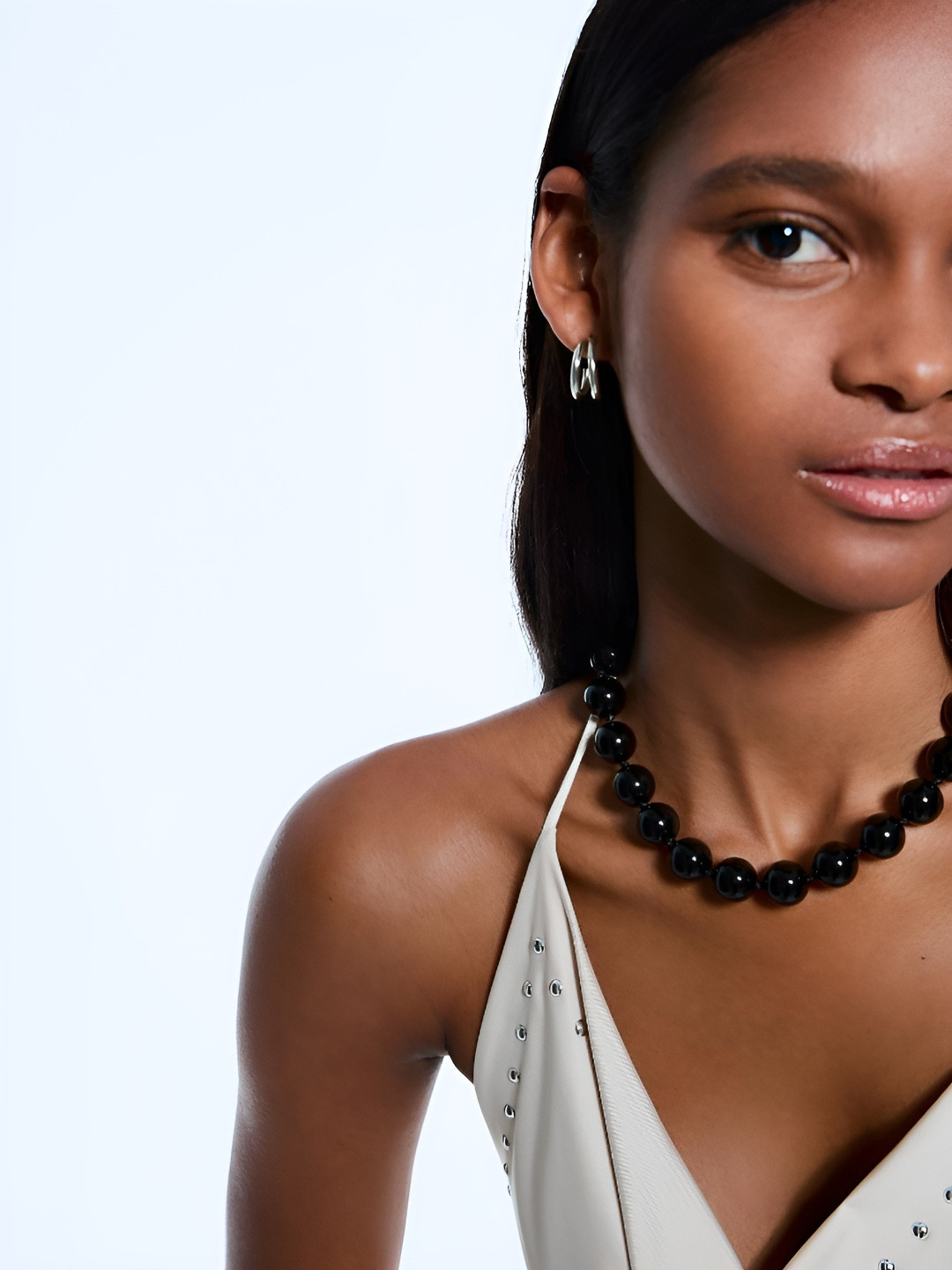 Bershka Necklace With Ball Charms