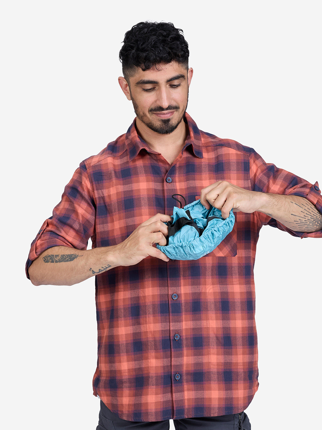 Decathlon Unisex Geometric Printed Sports Backpacks