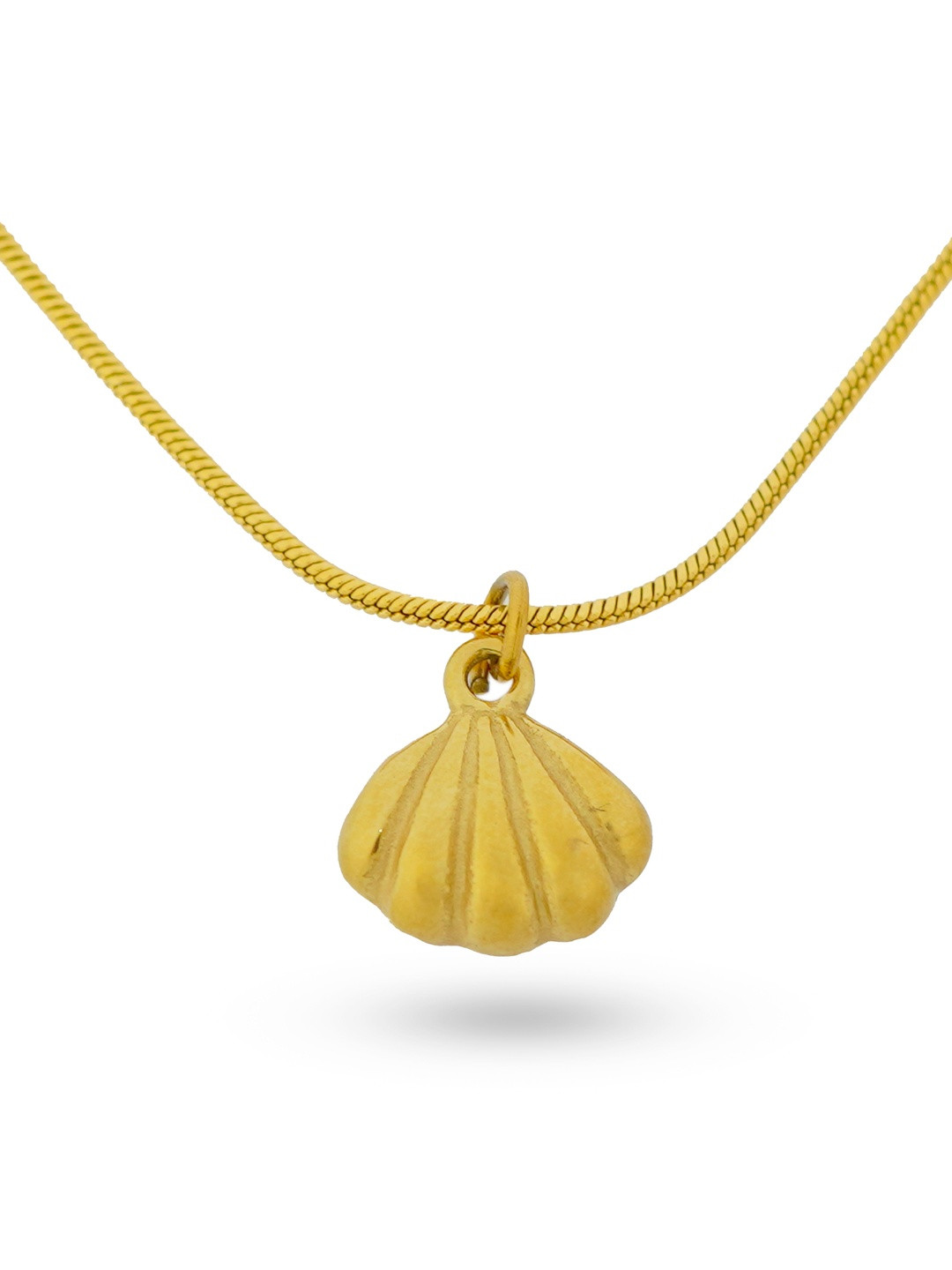 INTERSTELLAR Gold-Plated Shell Shaped Pendants with Chains