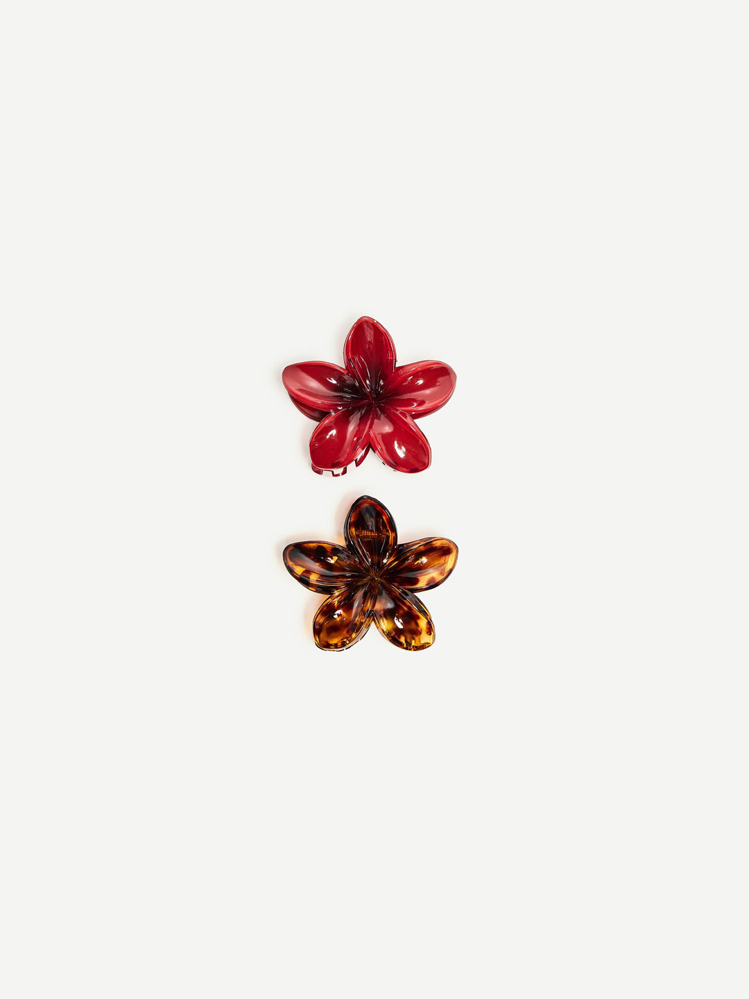 Bershka 2-pack Of Flower Hair Clips
