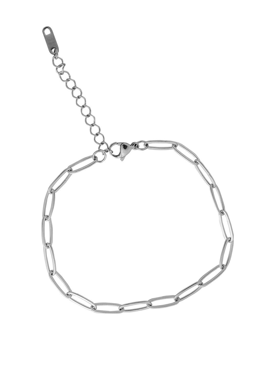INTERSTELLAR Women Silver-Plated Stainless Steel Link Bracelet