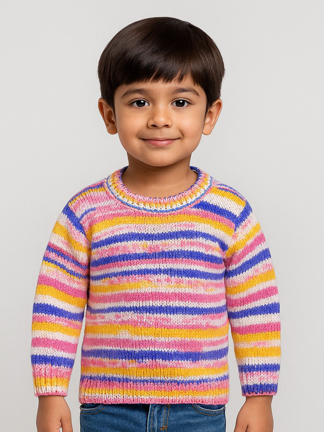 WINDROP SOLUTIONS Kids Long Sleeves Woollen Sweater Vest