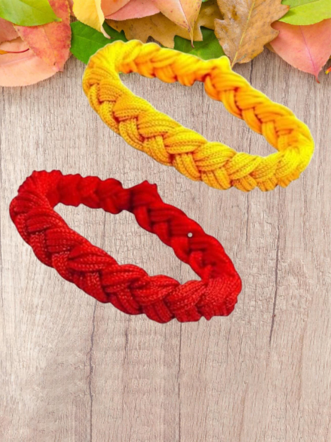 DN ENTERPRISES Unisex Set of 2 Thread Bracelets