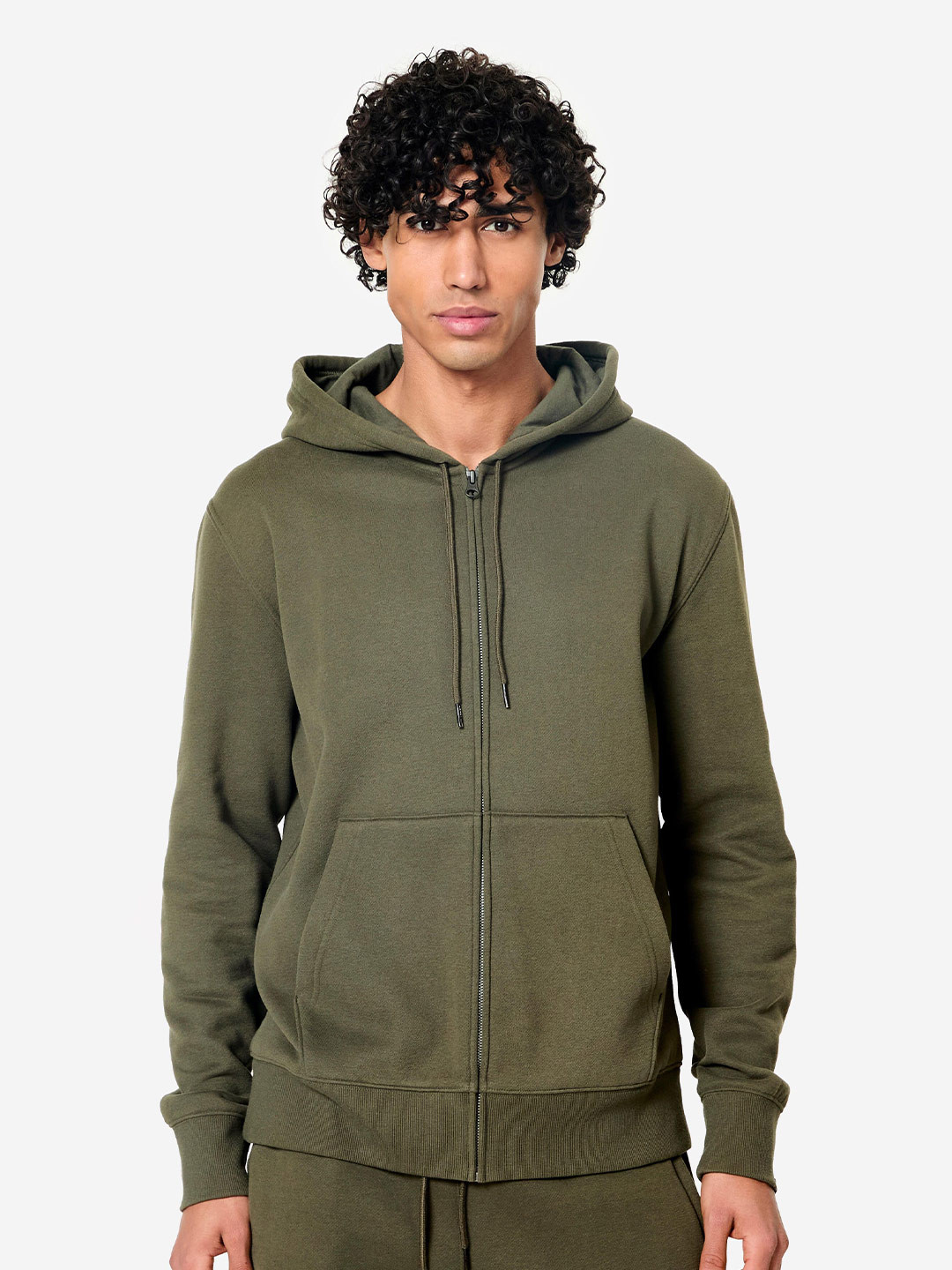Decathlon Men Hooded Zip-Up Sweatshirts