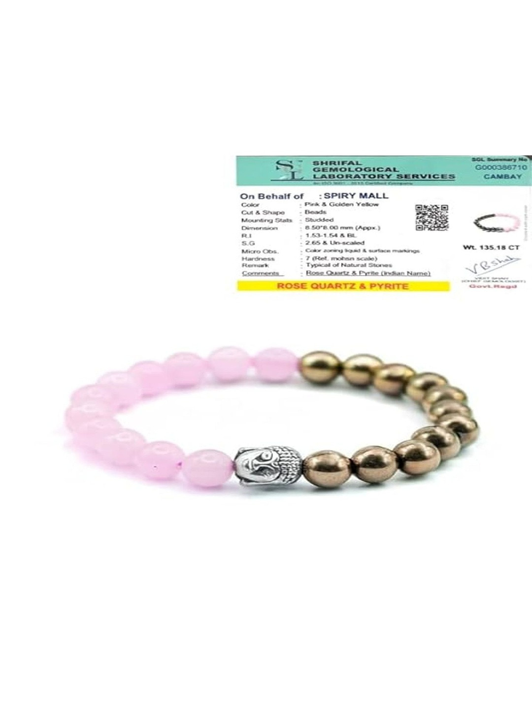 EPSAA Unisex Crystal Elasticated Bracelet
