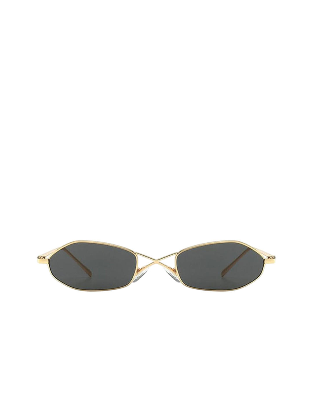 First Lens Lightwave Unisex Hexagon Sunglasses with UV Protected Lens C10390