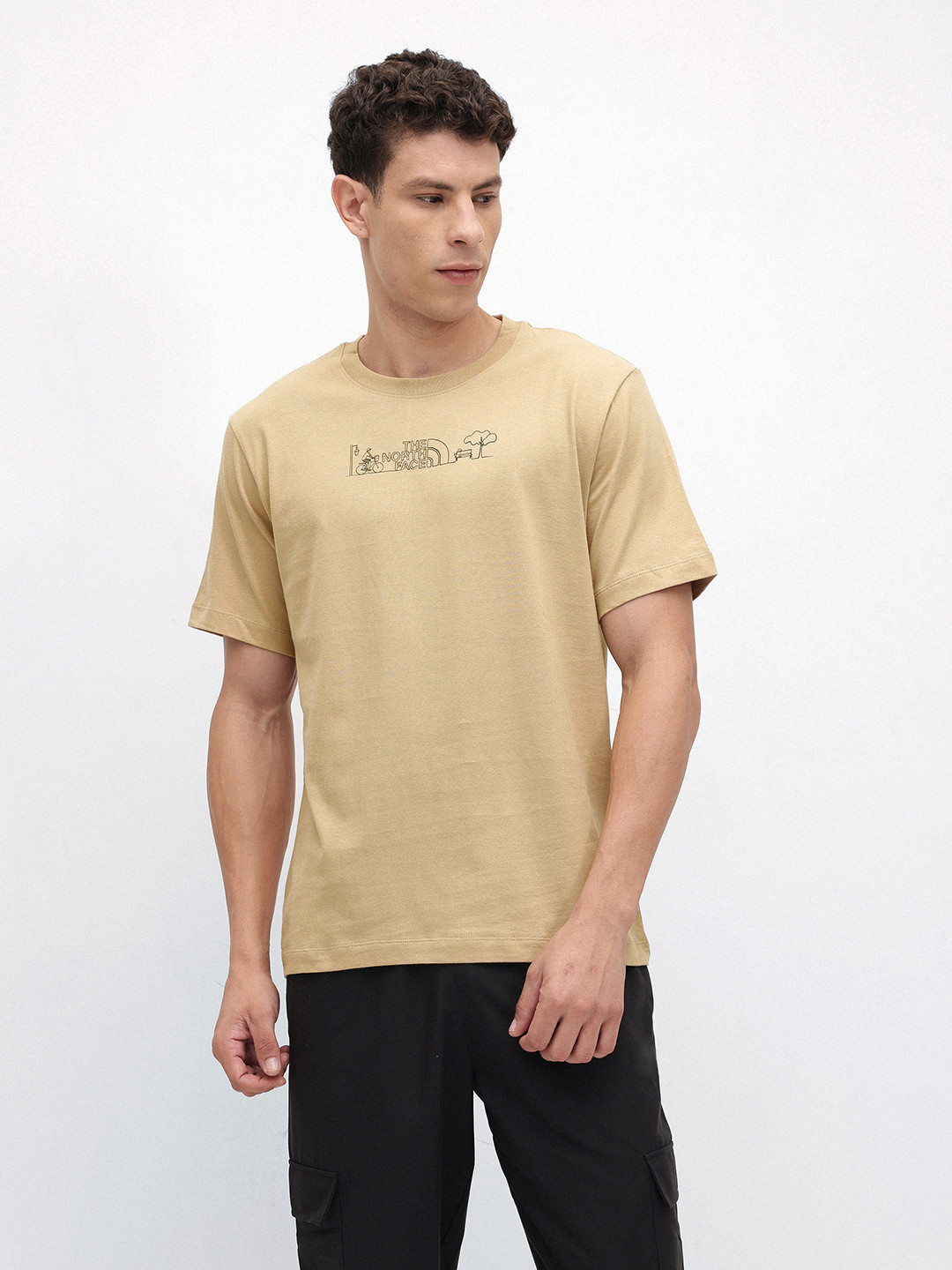 The North Face Brand Logo Printed Pure Cotton T-shirt