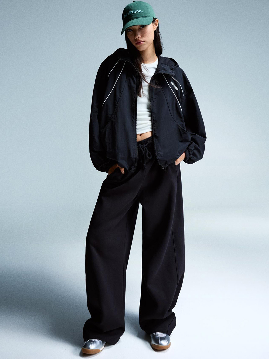 Bershka Lightweight Hooded Jacket