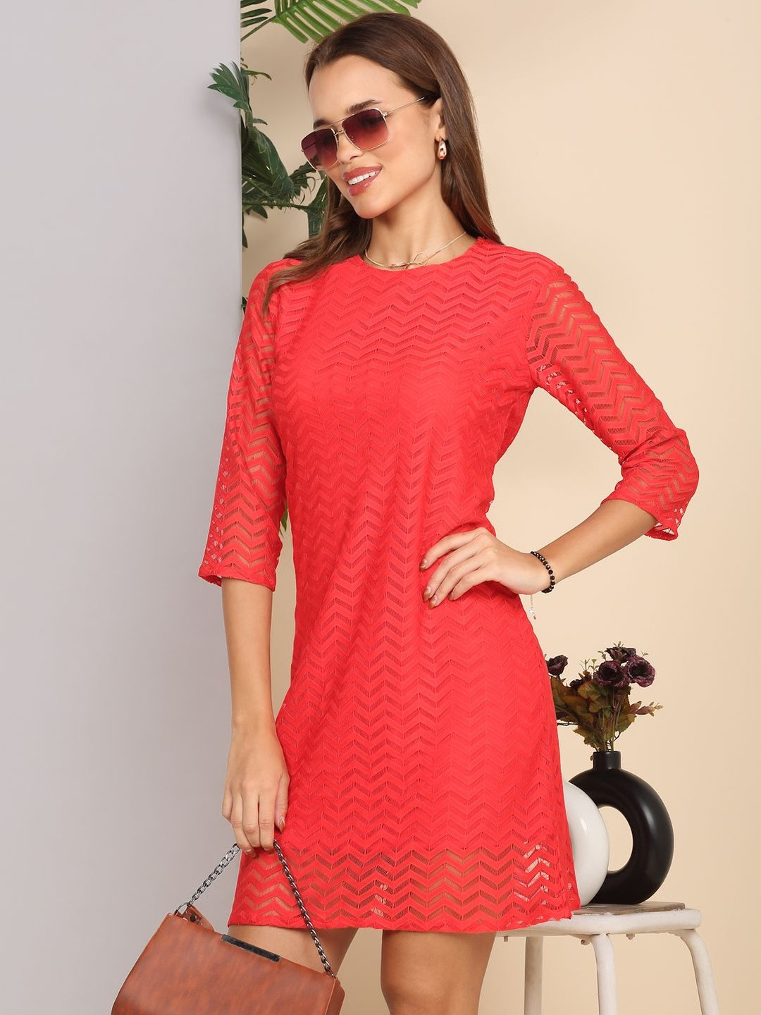 SZN Lace Poly Cotton Dress