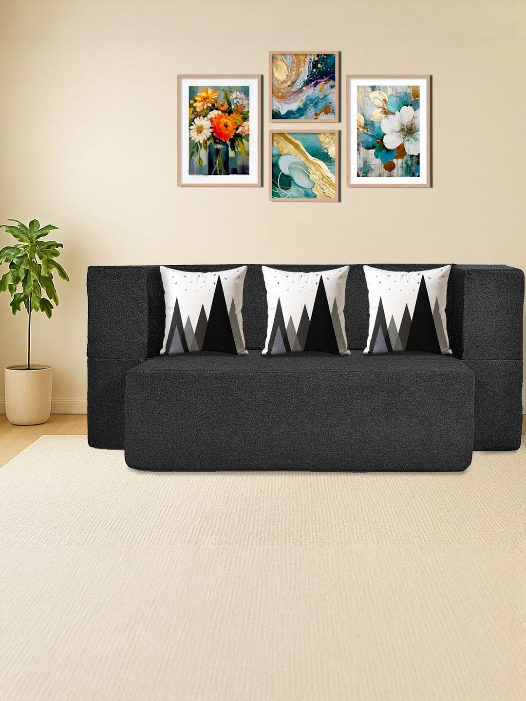 Clex Multi-Purpose Foldable Sofa Cum Bed