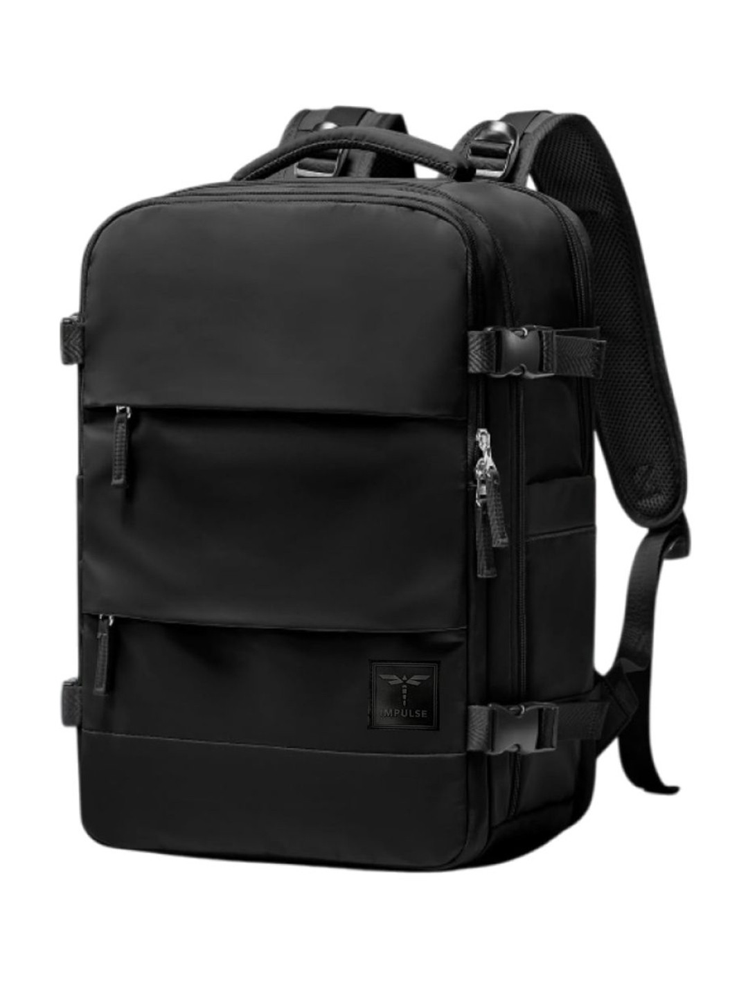 Impulse Unisex Brand Logo Backpack with USB Charging Port