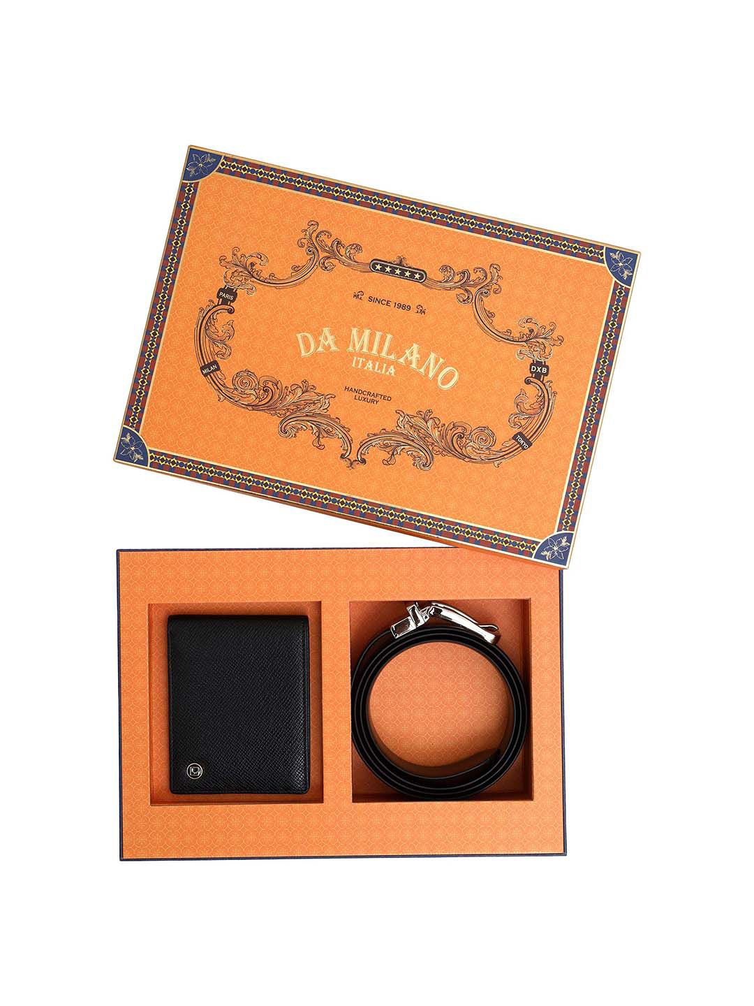 Da Milano Men Accessory Gift Set Of Wallet and Belt