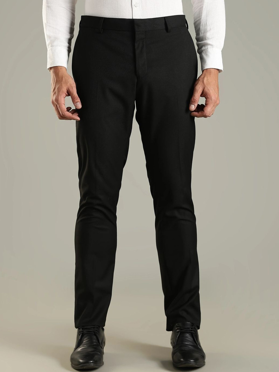 Tommy Hilfiger Men Regular Fit Formal Trousers