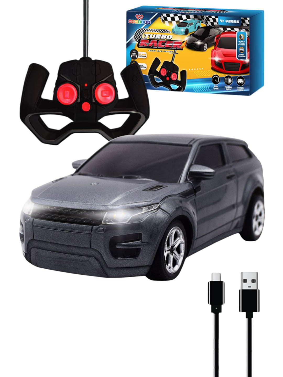 WEMBLEY Turbo Racer Toy Car With Remote Controlled