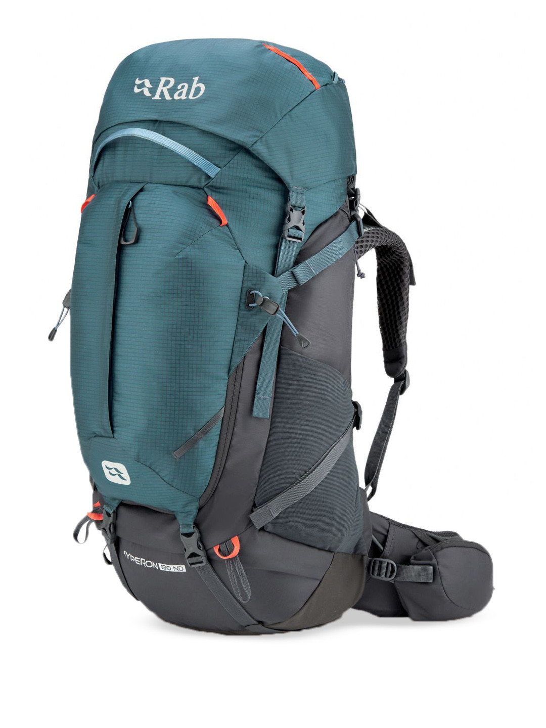 Rab Colourblocked Compression Straps Trekking Rucksack With Rain Cover