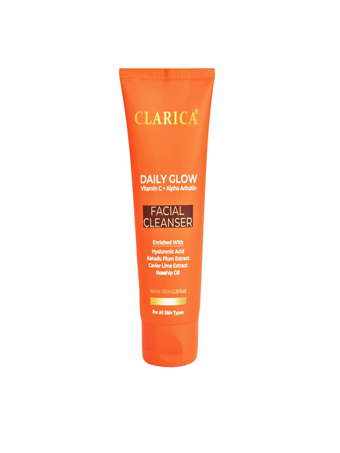 CLARICA Vitamin C + Alpha Arbutin Daily Glow Face Wash - 100 ml
