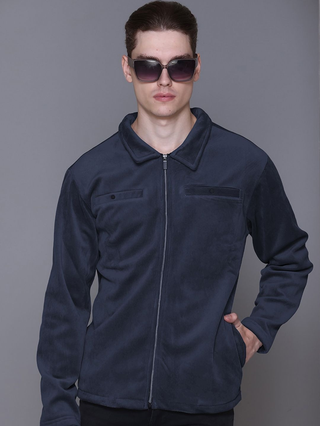 MOUNTAIN COLOURS Men Front-Open Sweatshirt