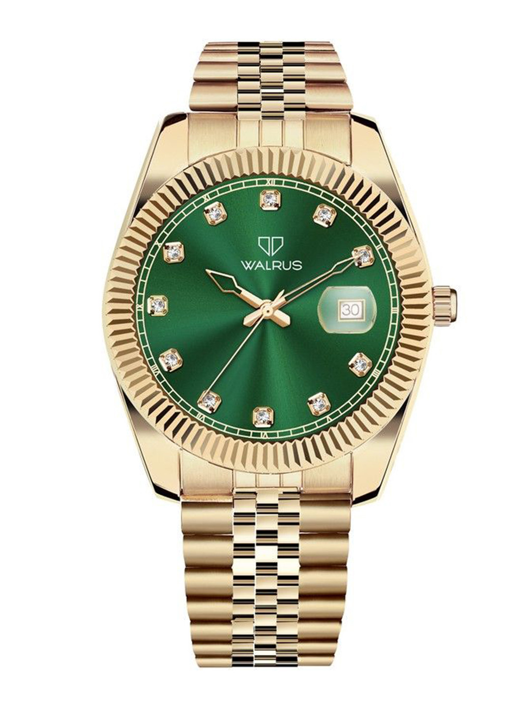 Walrus Men Brass Dial & Bracelet Style Straps Analogue Watch WWTM-MAJESTIC-040606