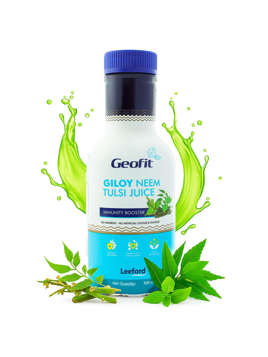 Geofit Giloy Neem & Tulsi Juice- 500 ml