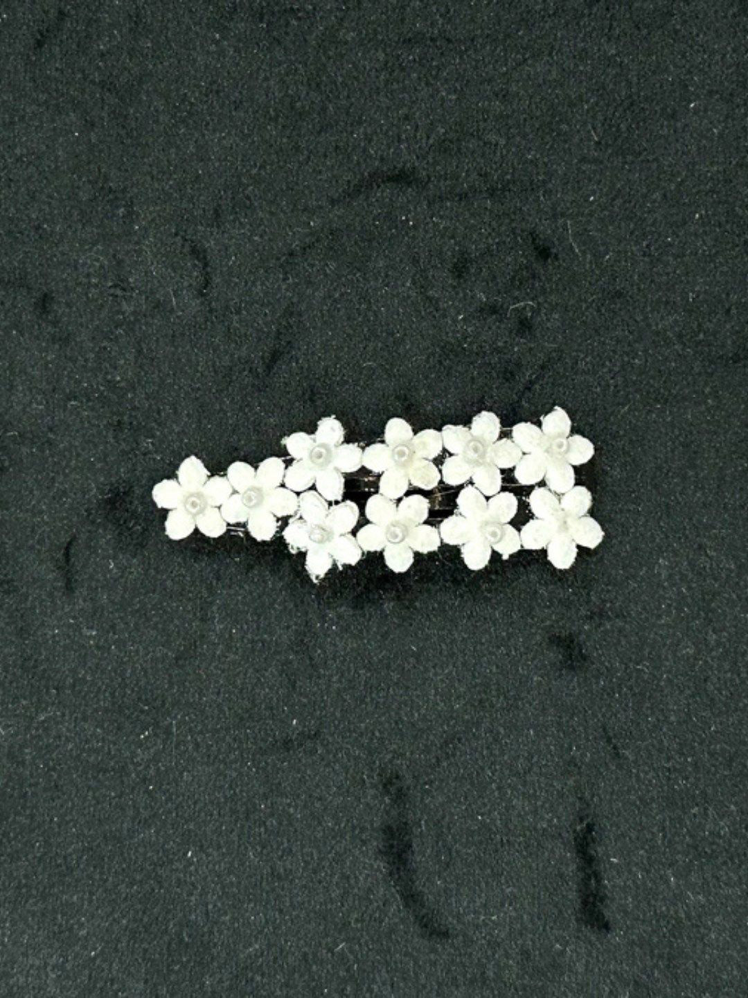 Bling Orn Girls Set Of 2 Flower Hairclip