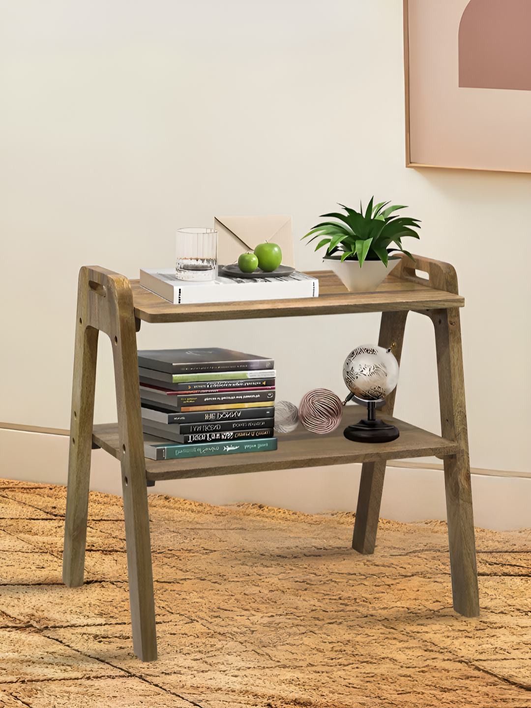 Metalsmith Beige Engineered Wood Study Table