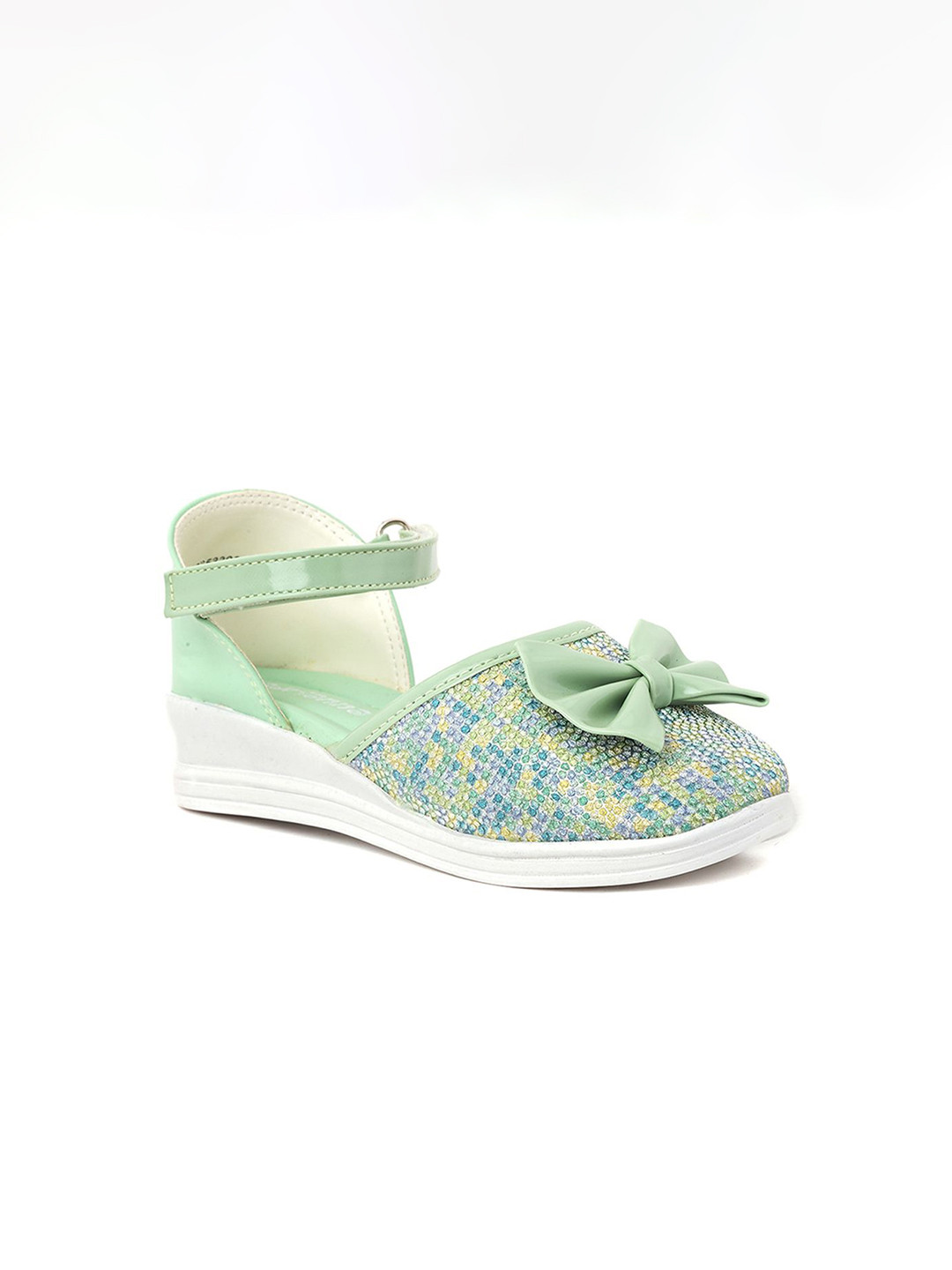Khadims Adrianna Girls Printed Slip-On Heel Mary Janes