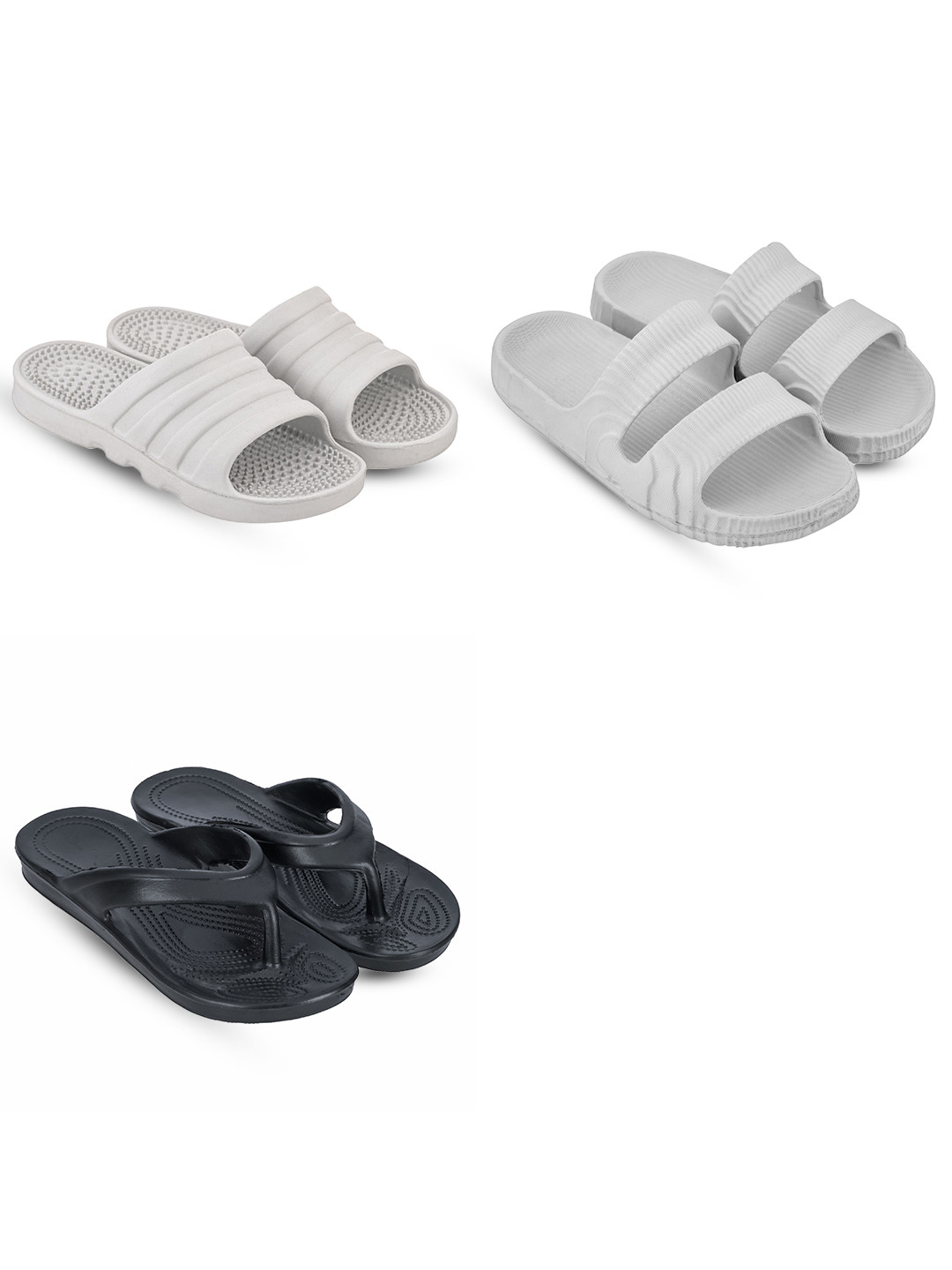 Feel alive Men Set of 3 Pair Self Design Lightweight Siders