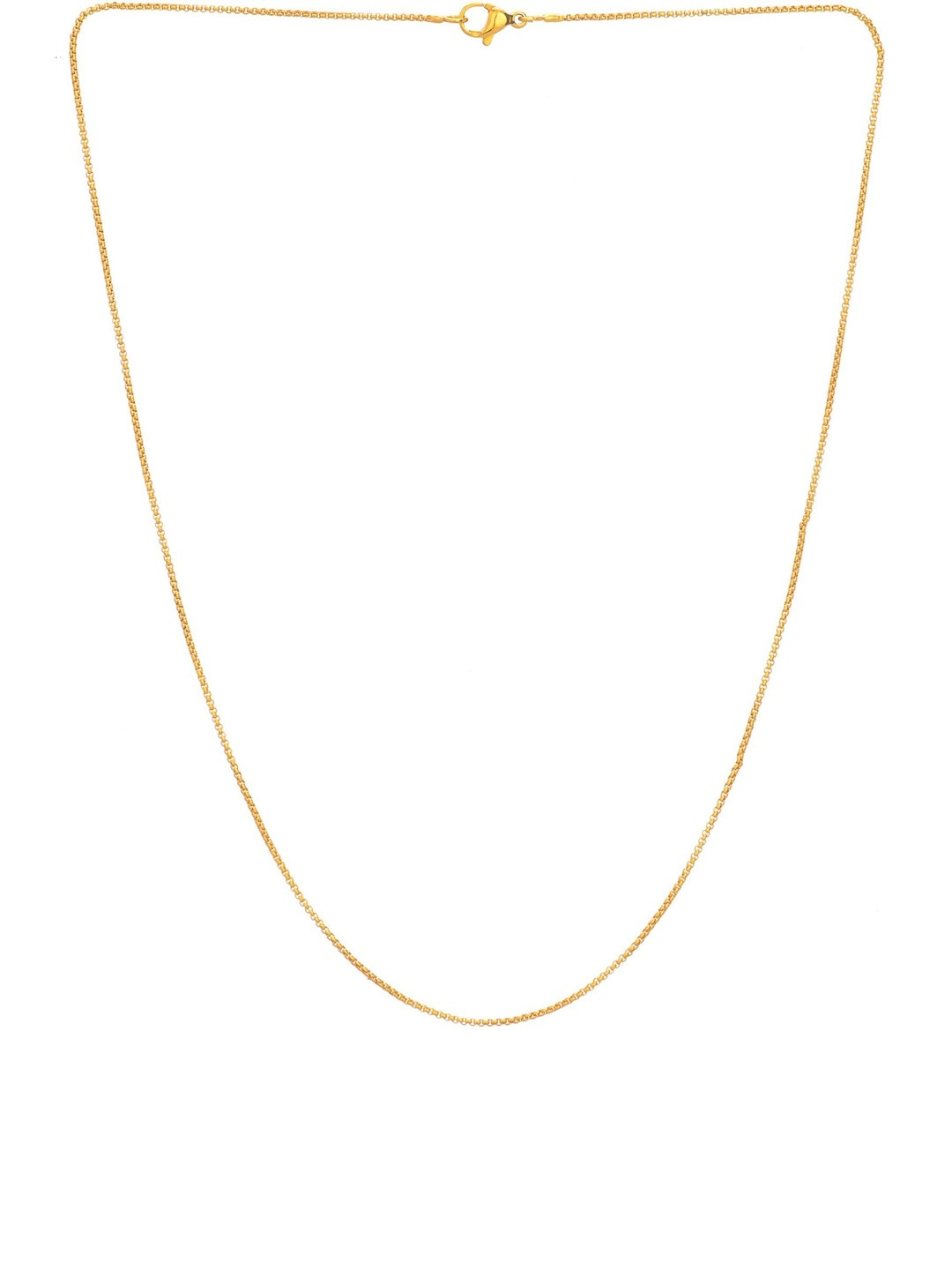 Beadworks Women Gold-Plated Stainless Steel Chain