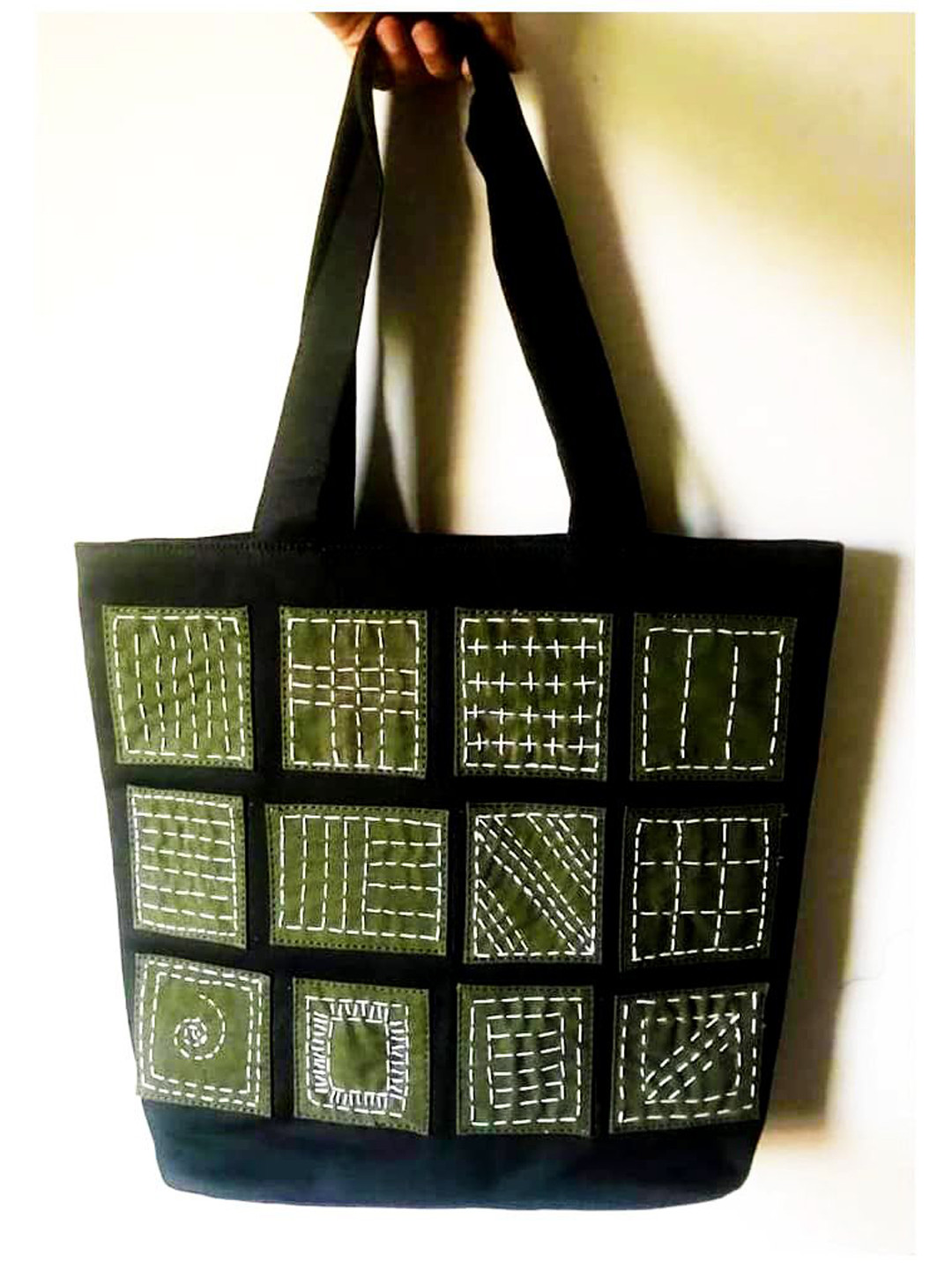 CRAFTINENCE Women Textured Shopper Tote Bag with Pouch