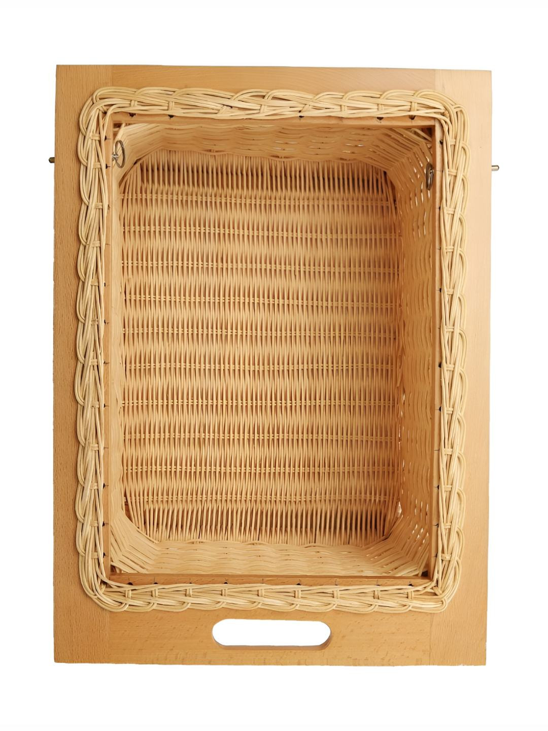 KYNE Women Beige Wood Easy to Clean Core Fruit & Vegetable Basket