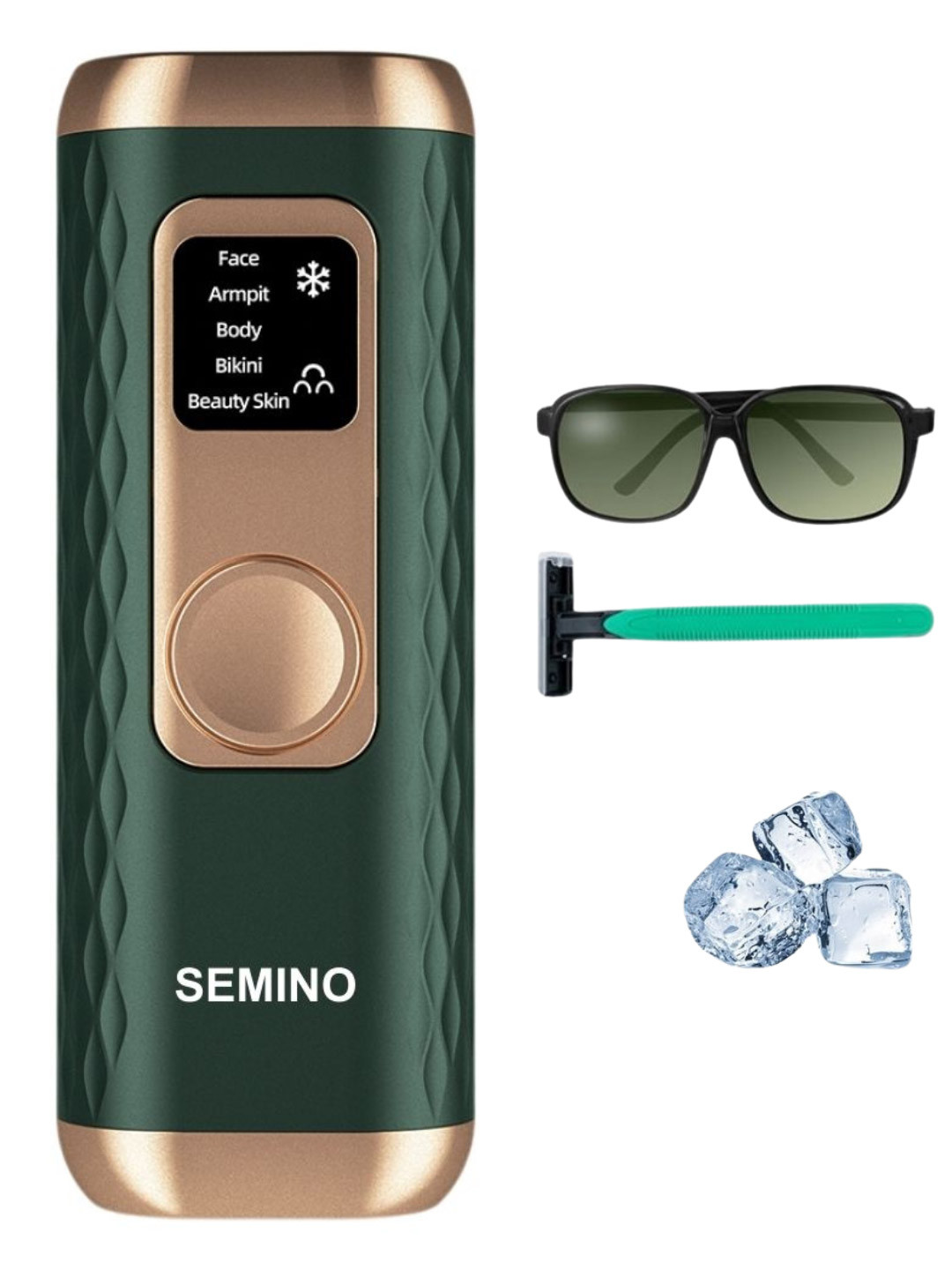 semino Oliver IPL Laser Hair Removal Device With Ice Cooling Advanced Technology