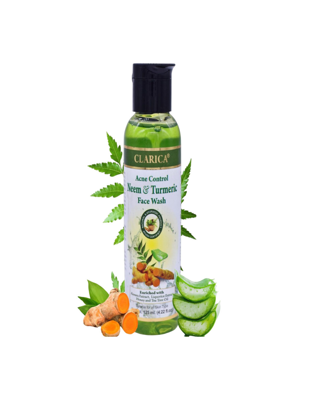CLARICA Acne Control Neem & Turmeric Face Wash - 125 ml
