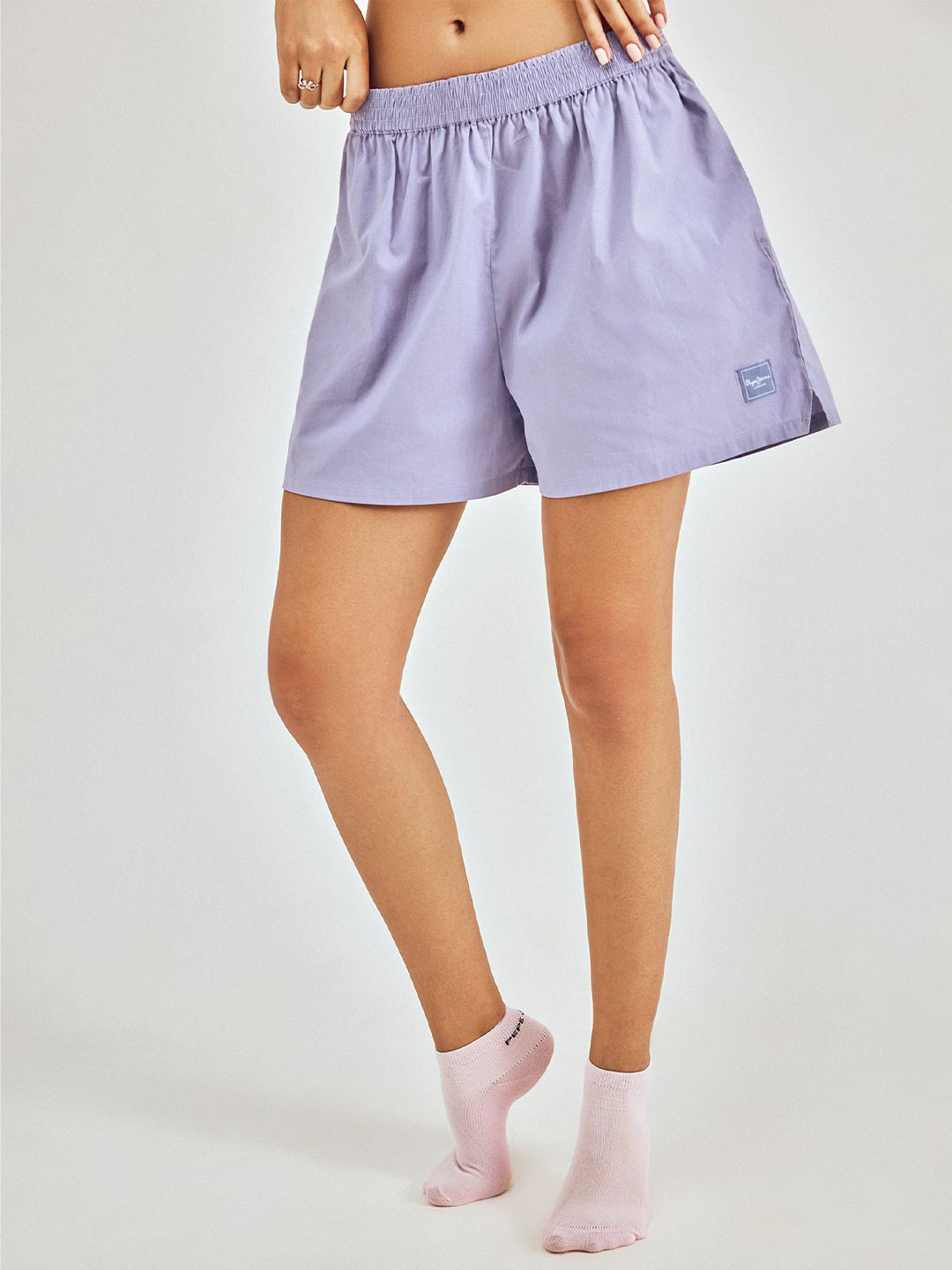 Pepe Jeans Secret Garden Women High-Rise Lounge Shorts