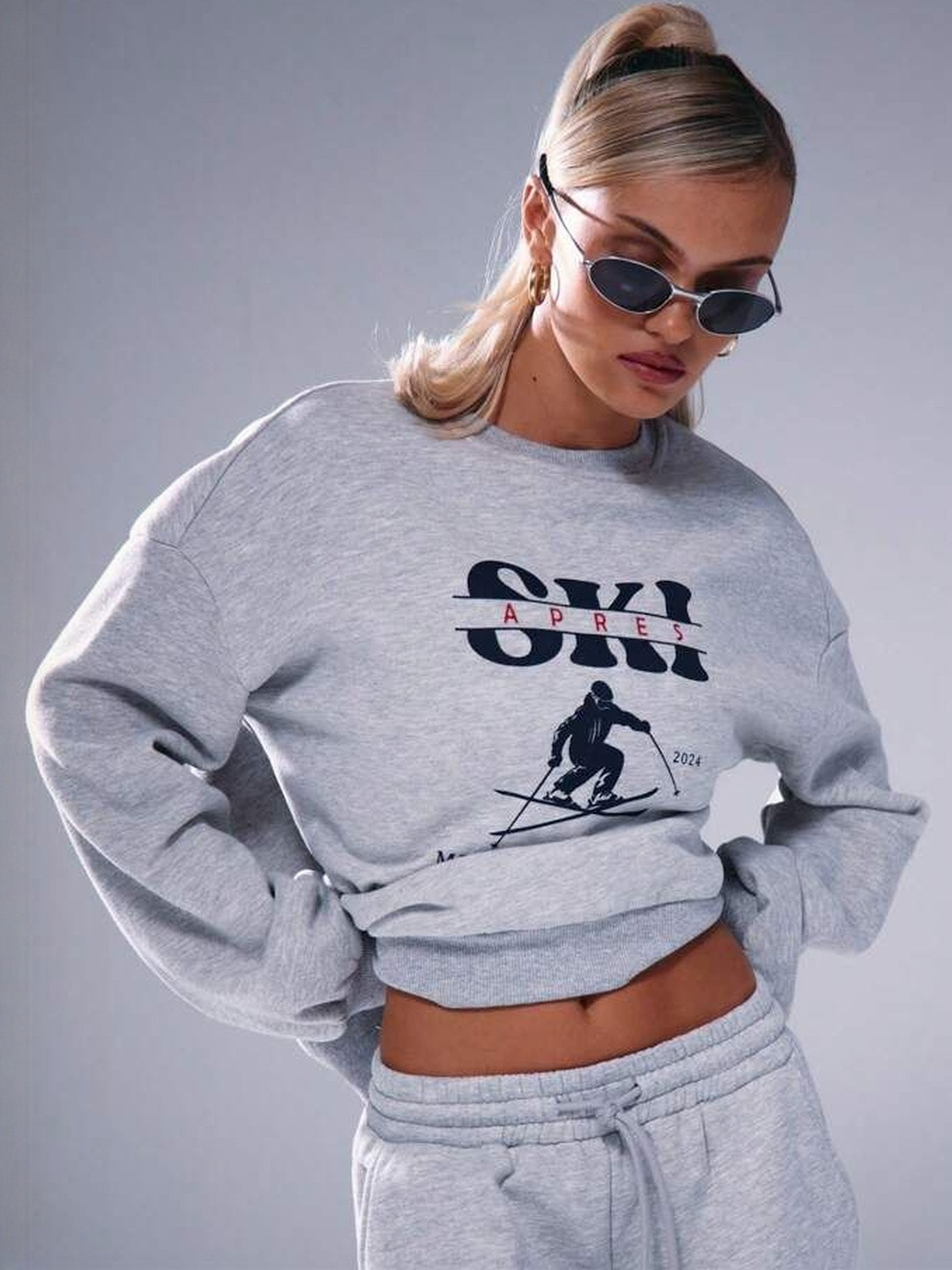 Roadster Women Fleece Oversized Sweatshirt