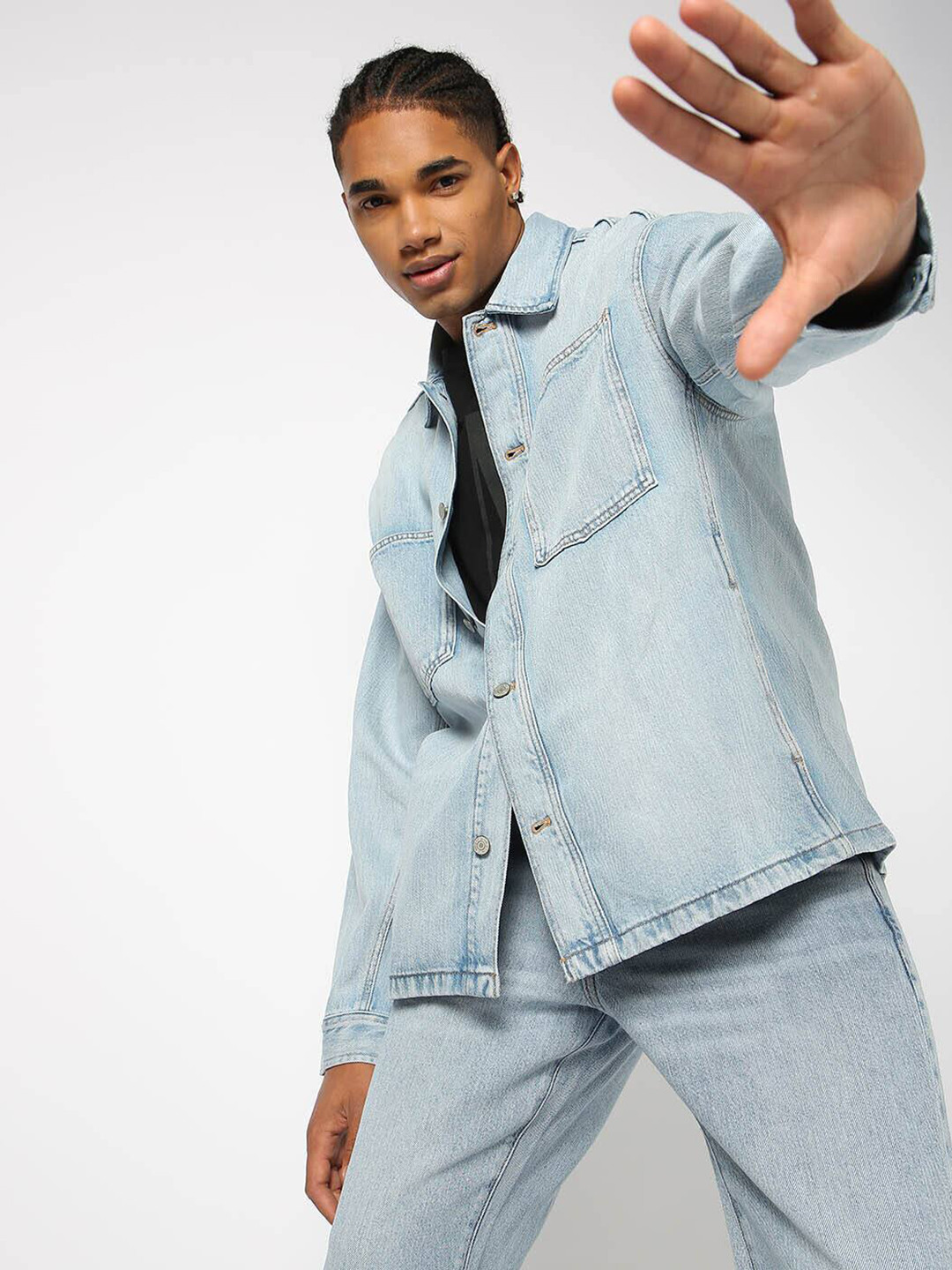 GAP Relaxed Fit Denim Shacket