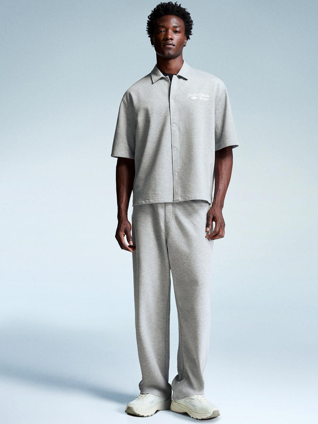 Bershka Super Baggy Jogger Cotton Trousers