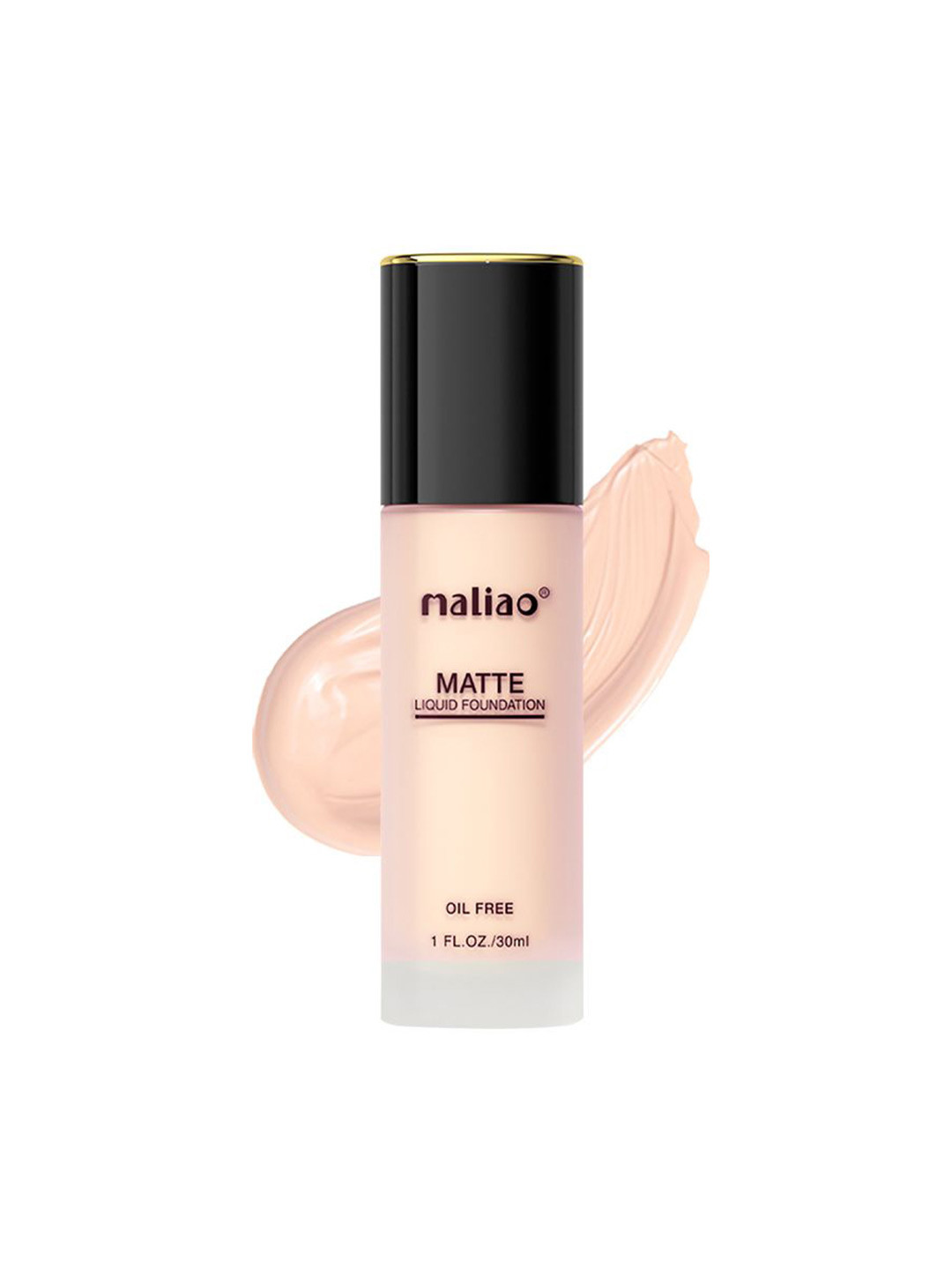 Maliao Oil Free Matte Liquid Foundation - 30 ml - White Ivory 01