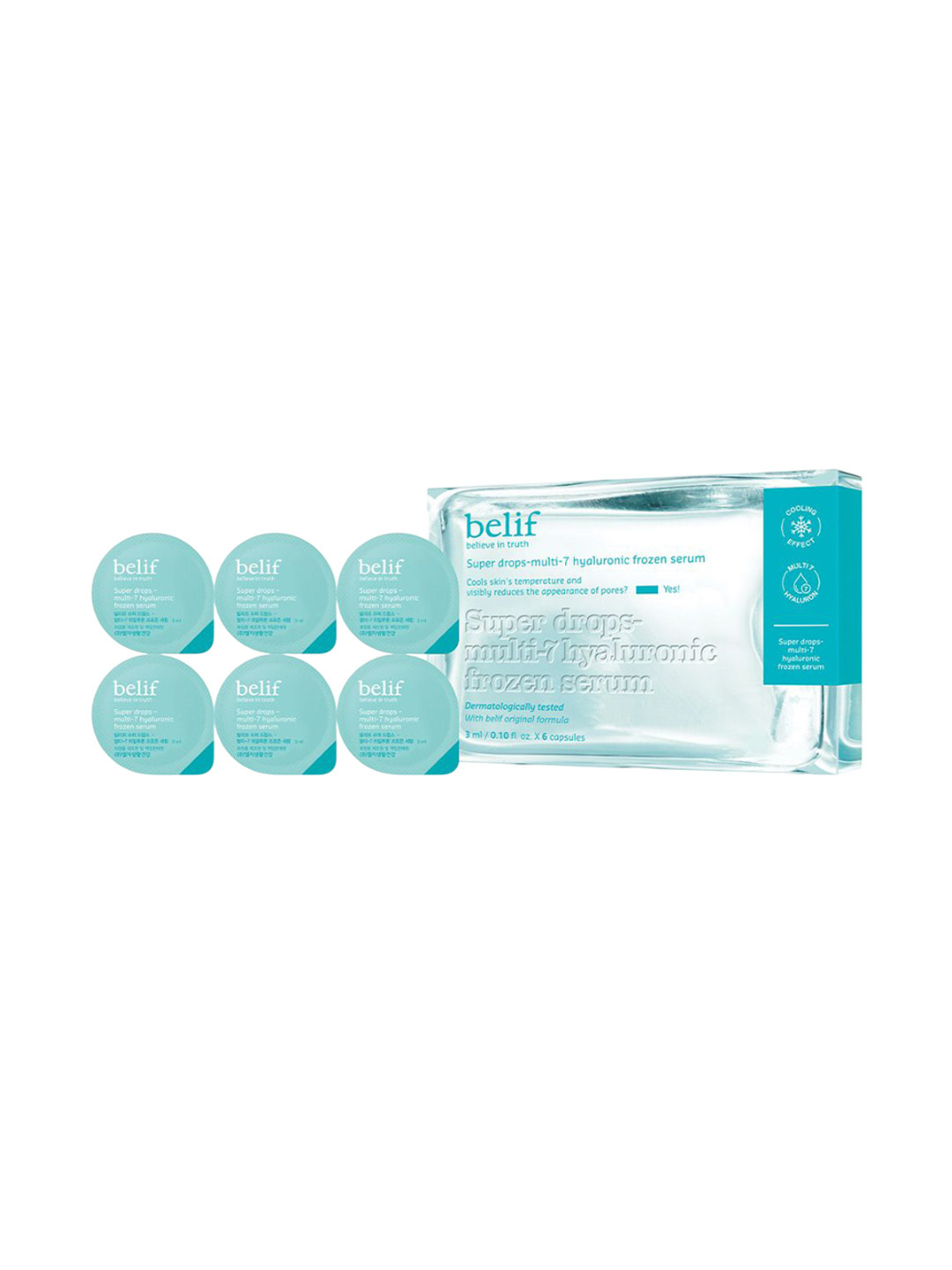 belif Super Drops Multi-7 Hyaluronic Frozen Serum - 18 ml