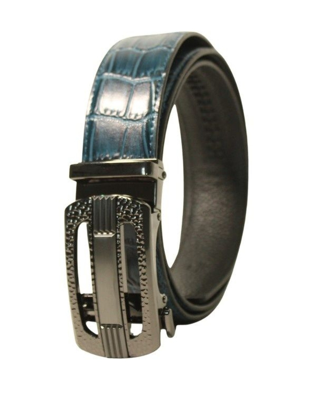 ITALIAN SHOES CO Men Textured Reversible Leather Belt